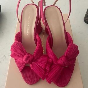 Loeffler Randall Camelia Bow Ankle Strap Heel